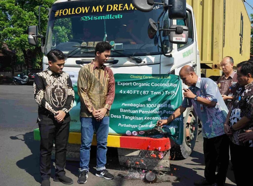 Collaboration Exporting Organic Coconut Sugar by Global Coco Sugar With Purbalingga Government 1 global coco sugar with purbalingga government