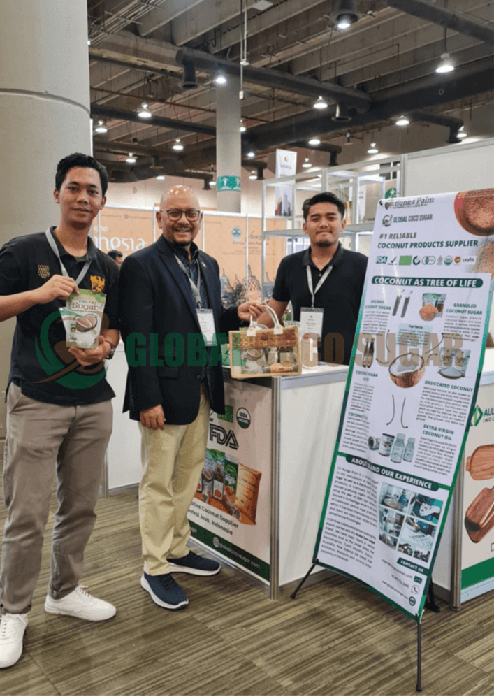 Coconut Sugar Supplier At Expo Indonesia En Mexico 2023 1 Global Coco Sugar with Indonesian ambassador for Mexico