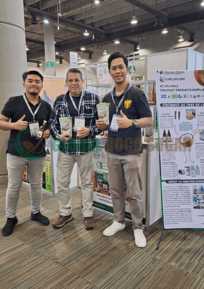 Coconut Sugar Supplier At Expo Indonesia En Mexico 2023 3 Global Coco Sugar with visitors at expo Indonesia en Mexico 2023