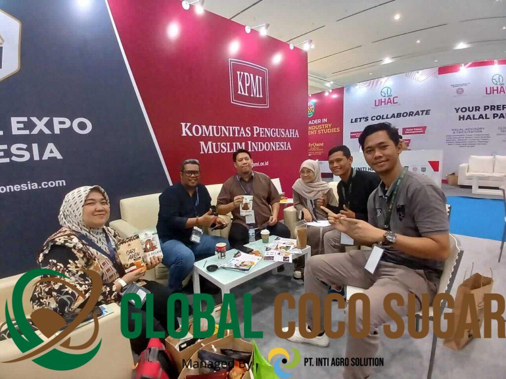 Global Coco Sugar Win Big at Halal Expo Indonesia 2023 ! 3 global coco sugar launch civera.id in halal expo indonesia 2023