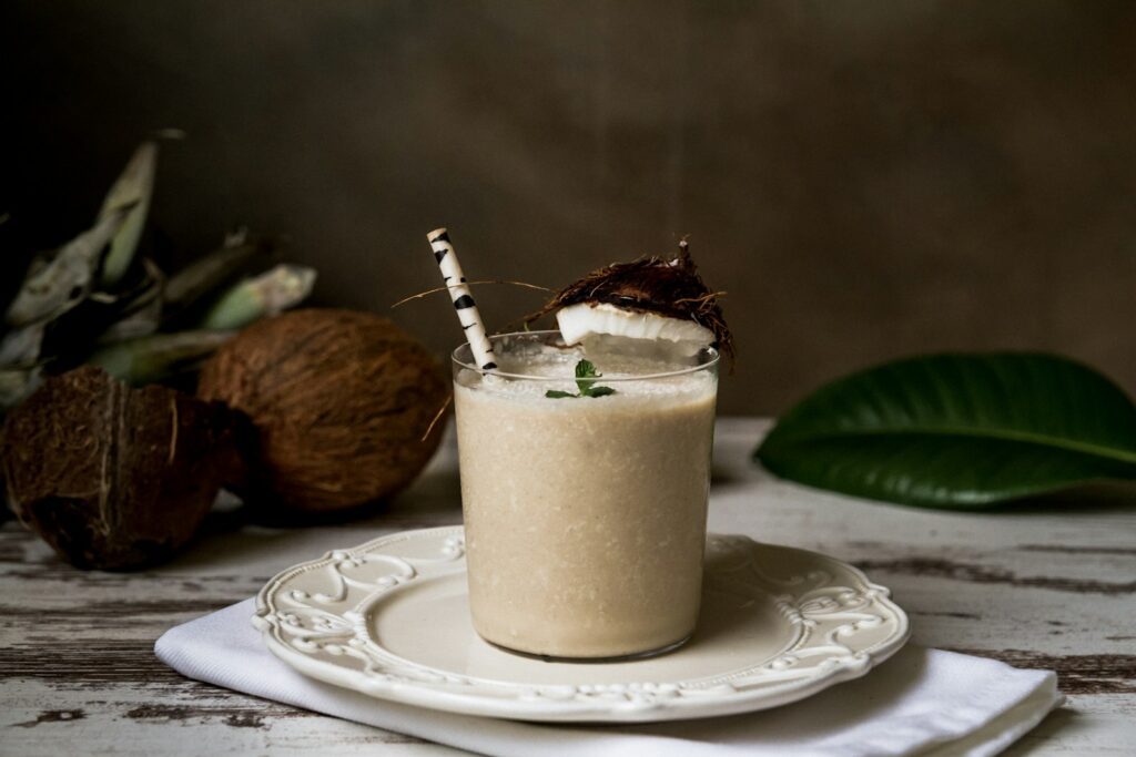 Tropical Bliss: Why Coconut Smoothie Are the Perfect Treat 1 coconut smoothie, coconut oil lotion, secret coconut nectar, coconut blossom nectar