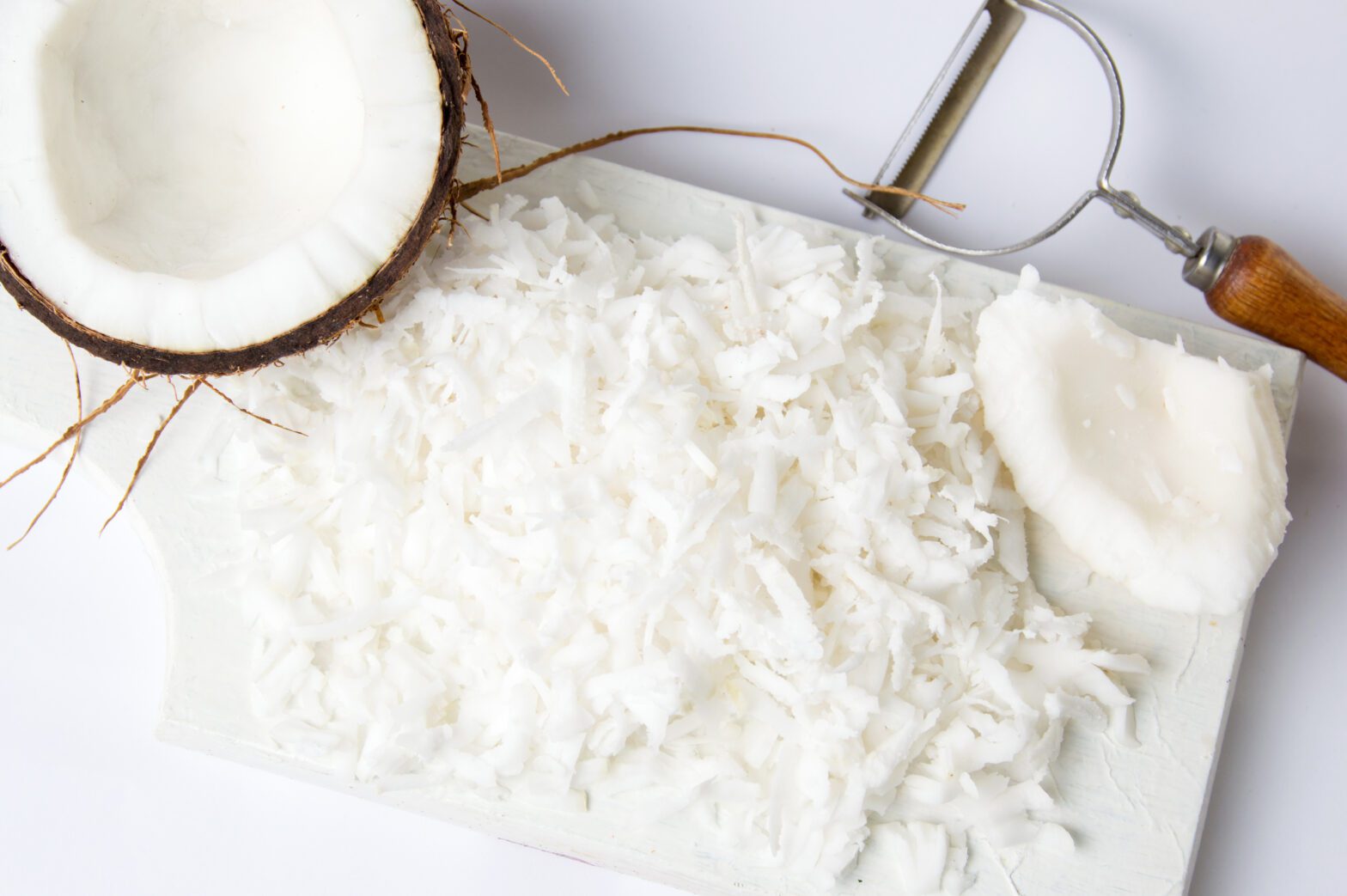 dried coconut flakes, sweetened coconut, home n cook, baking powder