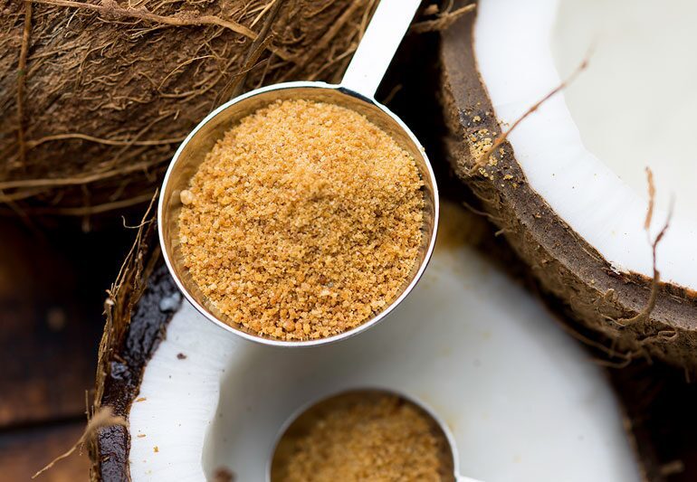 coconut sugar, palm sugar, coconut nectar syrup, organic palm sugar