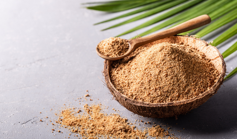 coconut blossom sugar, coconut nectar syrup, coconut nectar syrup, coconut sugar