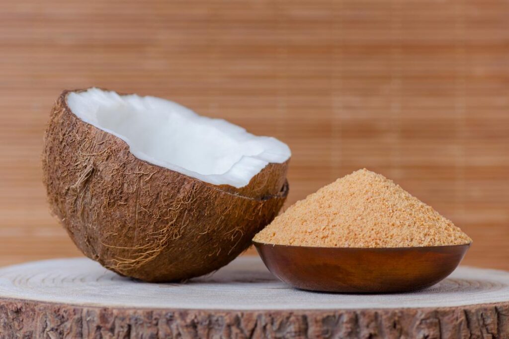 sweetener, coconut sugar, desiccated coconut, future