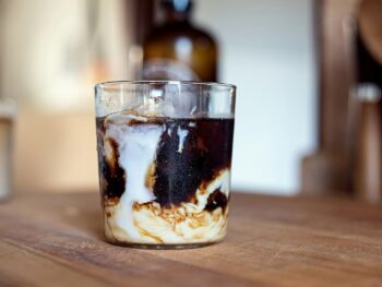 Photo by Jennifer Burk coconut nectar, organic coconut nectar, coffee, drink