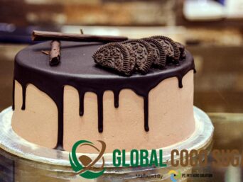 chocolate cake baking with coconut sugar